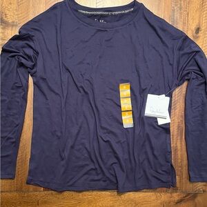 NWT Roudelain Women’s Navy Blue Long Sleeve Pajama Shirt